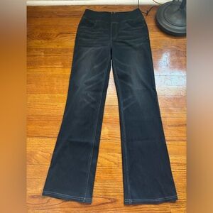 NWT Halara Flex™ High Waisted Pockets Black Casual Bootcut Jeans Womens Medium